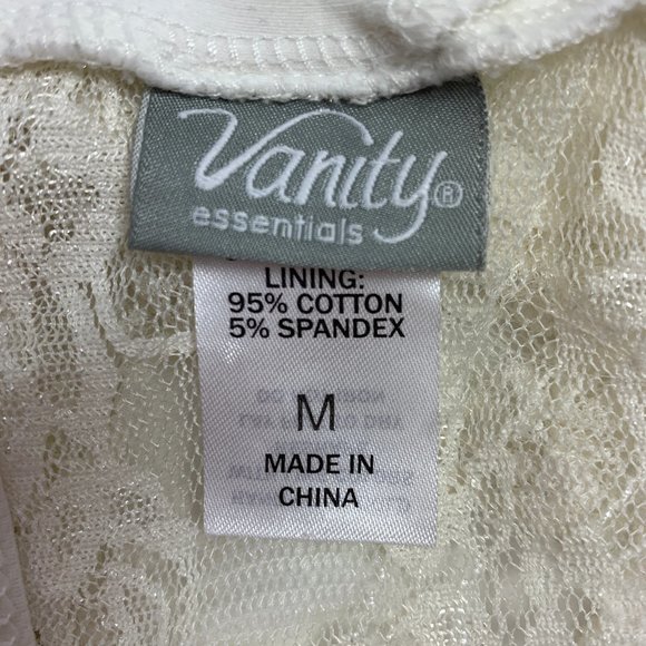 Vanity Essentials Medium Ivory Lace Bandeau Bra - Picture 3 of 4